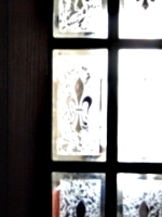 [picture: Fleur-de-lys window]