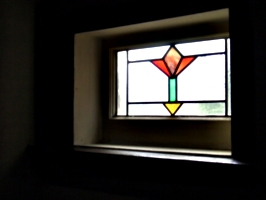 [picture: Art deco stained glass window 2]