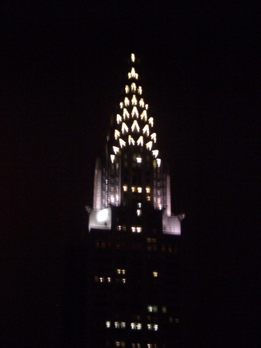 [Picture: Chrysler Tower at Night]