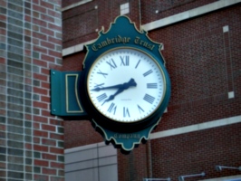 [picture: Cambridge Trust Wall Clock]