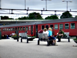 [picture: Train at the platform]