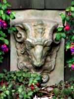 [picture: Stone goat head 2]