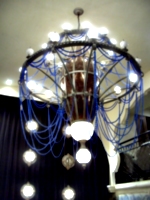 [picture: Chandelier lit up]