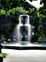 [picture: Fountain in sunlight]