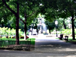 [picture: Fountain in sunlight 2]