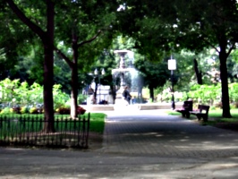 [picture: Fountain in sunlight 3]