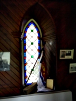 [picture: Stained glass window.]