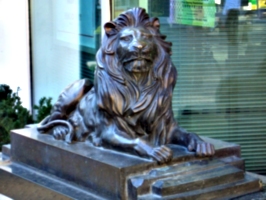 [picture: Bronze lion]