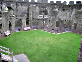 [picture: Restormel Castle 13: The interior]