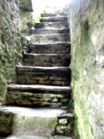 [picture: Restormel Castle 20: Stone stairway to heaven]