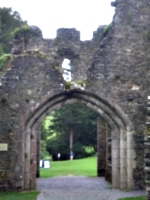 [picture: Restormel Castle 33: looking out of the main gate 2]