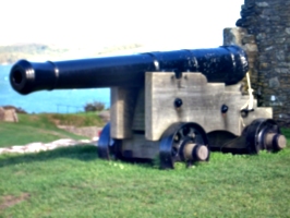 [picture: Pendennis Castle 14: Portable cannon]