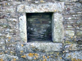 [picture: Pendennis Castle 17: Square niche]