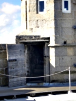 [picture: Pendennis Castle 47: Castle turret door]