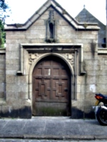 [picture: Parish Church: Ancient door]