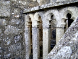 [picture: Stone newel posts]