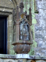 [picture: Statue outside the church]