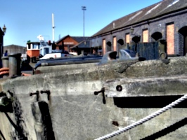 [picture: Ferro Concrete Barge (detail)]