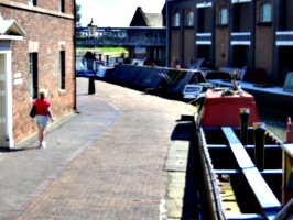 [picture: Canal loading pier]