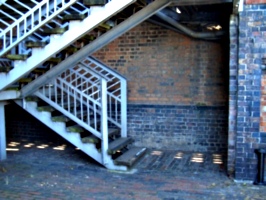 [picture: Metal stairs]