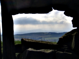 [picture: Through the dry stone wall]