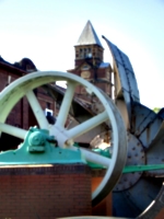 [picture: Turbine outside mill 2]