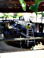 [picture: Painting a canal boat]