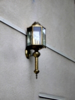 [picture: Outside brass lantern]