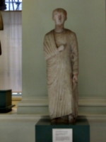 [picture: Limestone Statue of a Young Man]