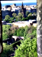 [picture: Edinburgh from the castle]