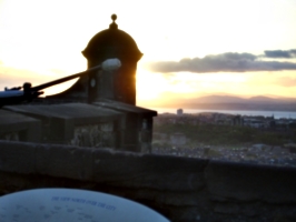 [picture: Sunset over Edinburgh 4]