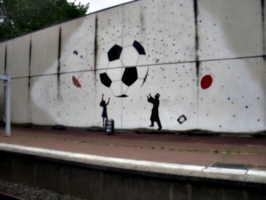 [picture: World cup mural]