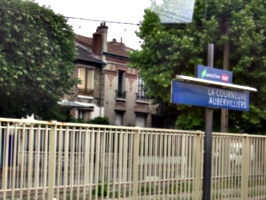 [picture: La Courneuve Aubervilliers SNCF station]