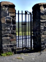 [picture: Cemetary gate]