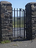 [Picture: Cemetary gate]