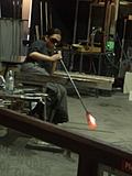 [Picture: Blowing glass]