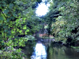 [picture: River with arched stone bridge]