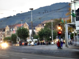 [picture: German street-corner]