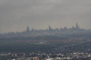 [picture: Chicago skyline from the air]