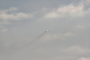 [picture: Chicago airport: 'plane in flight 4]