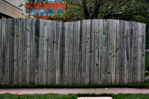 [picture: Wooden fence]