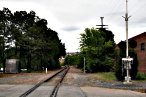 [picture: Railway crossing]