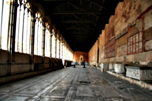 [picture: Cemetery building interior]