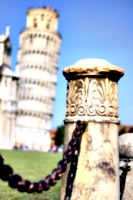 [picture: Carved stone fence-post]