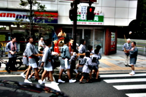 [picture: Carrying the Mikoshi 1]