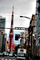 [picture: Tokyo tower, wonky]