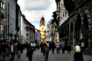 [picture: Munich street]