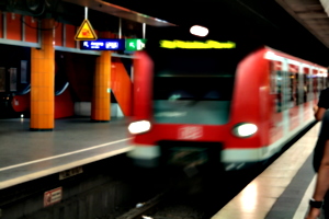 [picture: blurry train]