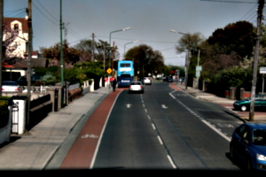 [picture: Street with bus]