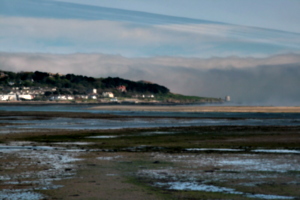 [picture: Howth Point across the Bay]